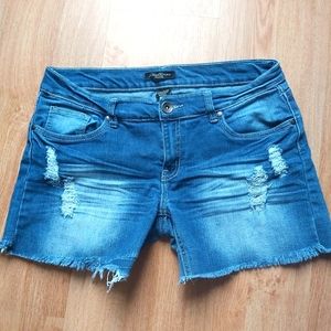 Mid-Rise Jean Shorts